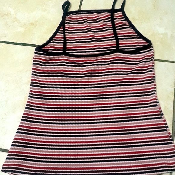 Rue 21 Rib multi color stripes Tank top - Picture 2 of 4